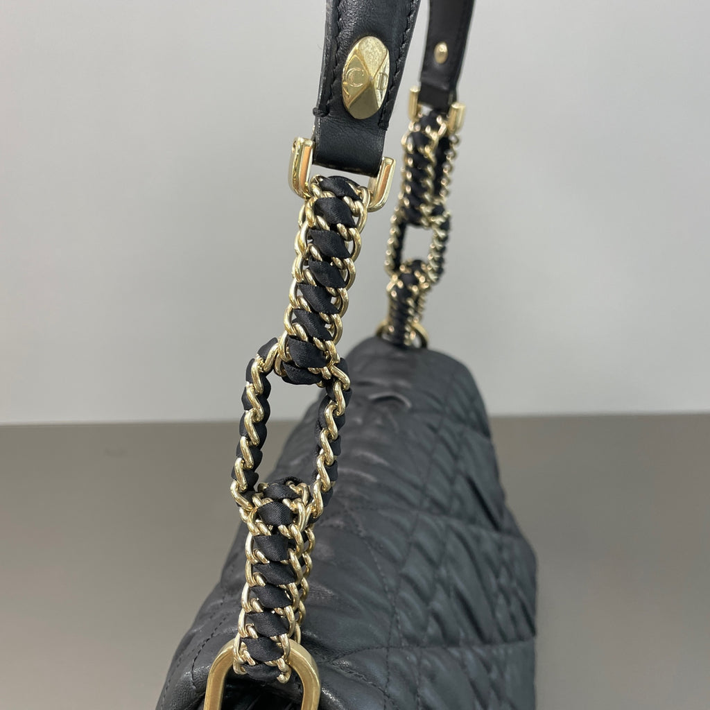 Dior Metal Black Shoulder Bag