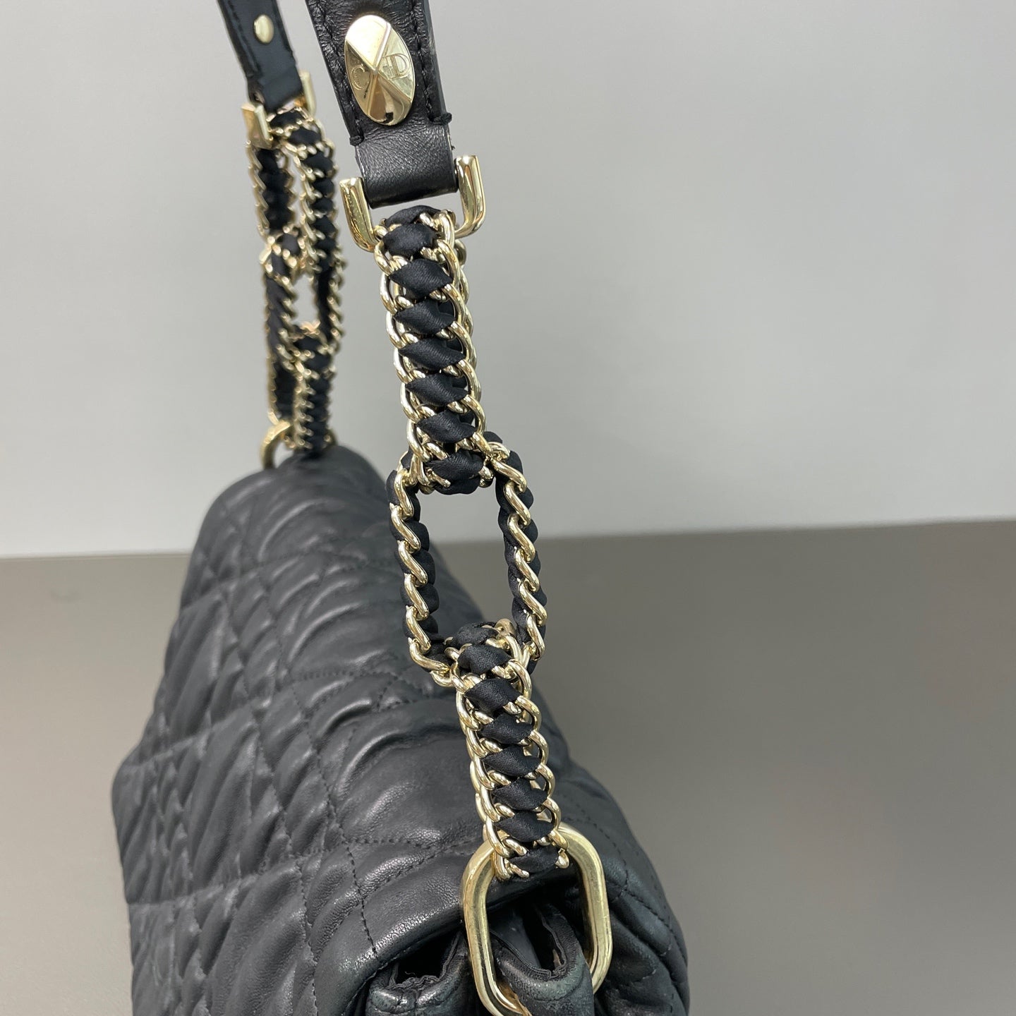Dior Metal Black Shoulder Bag