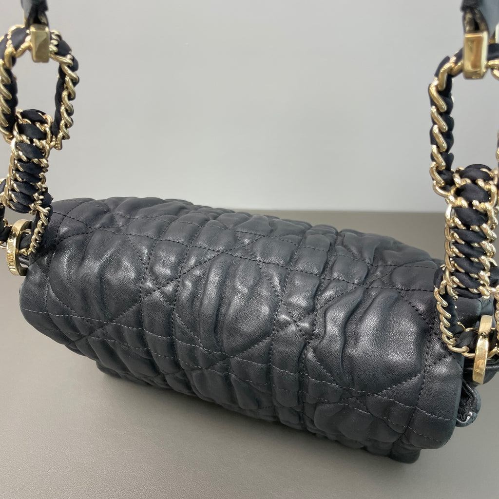 Dior Metal Black Shoulder Bag
