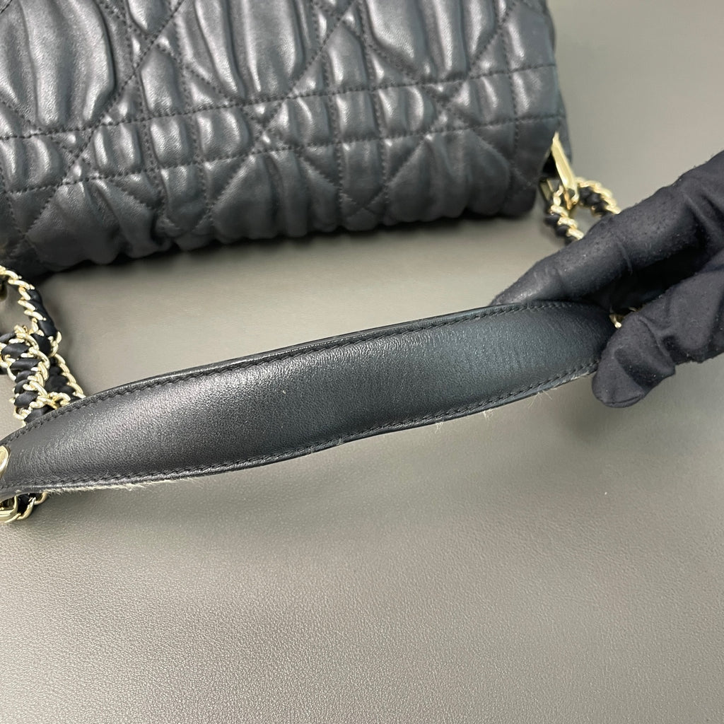Dior Metal Black Shoulder Bag