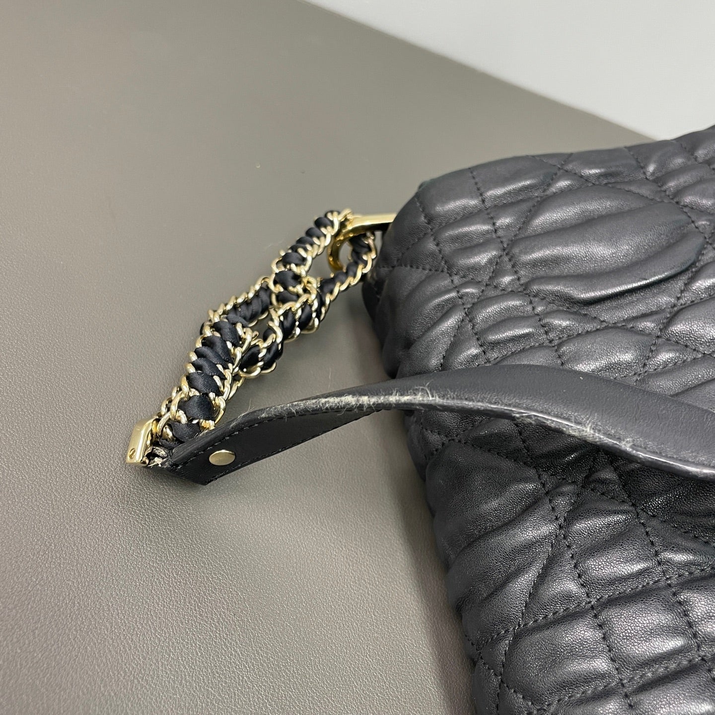 Dior Metal Black Shoulder Bag