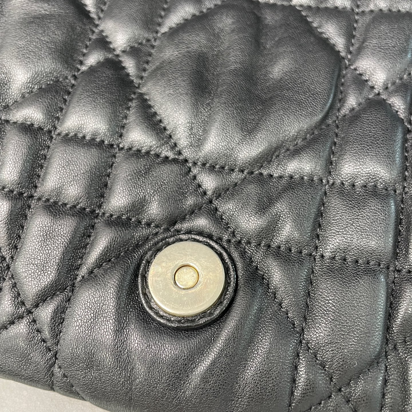 Dior Metal Black Shoulder Bag