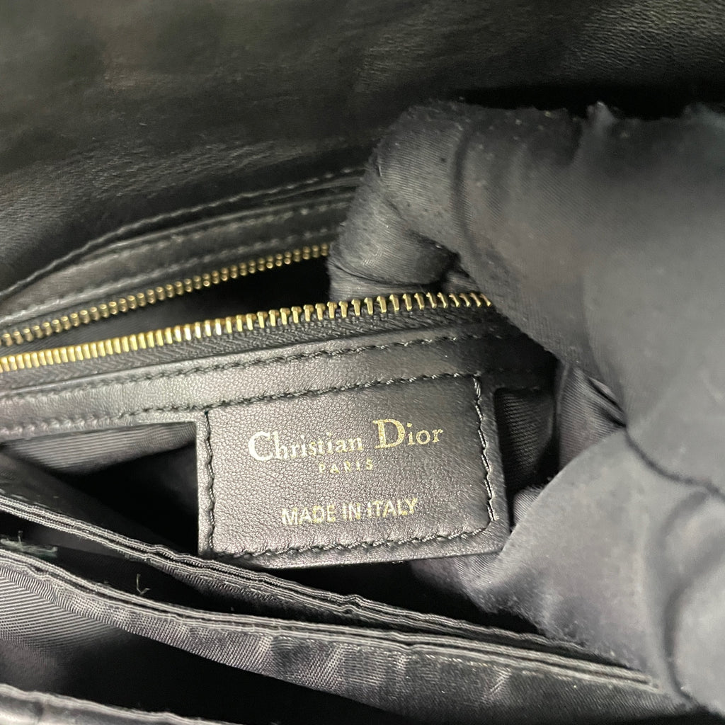 Dior Metal Black Shoulder Bag