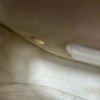 Dior White Saddle Bag