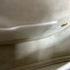 Dior White Saddle Bag
