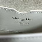 Dior White Saddle Bag