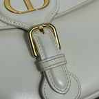 Dior White Saddle Bag