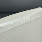Dior White Saddle Bag