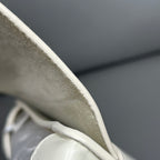 Dior White Saddle Bag