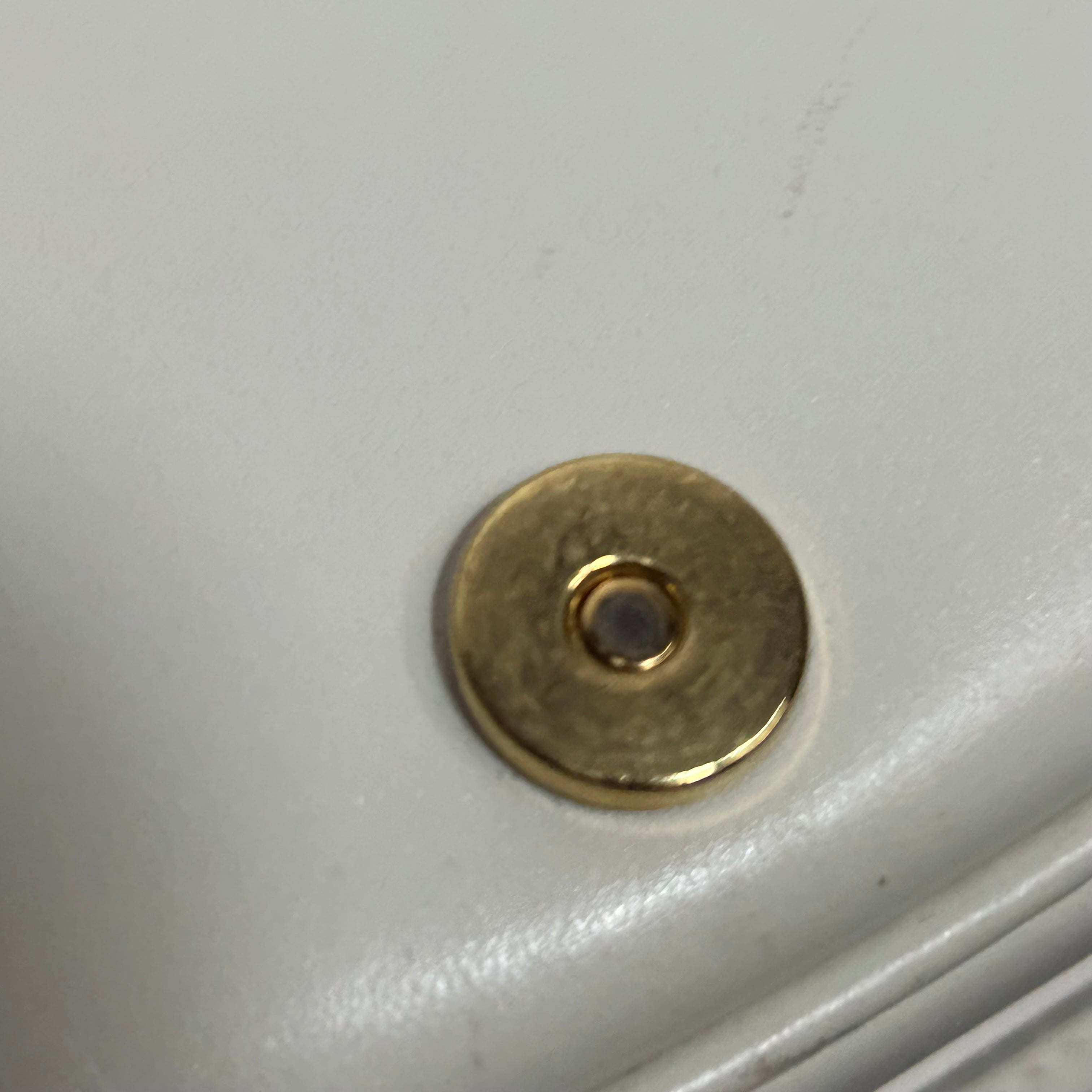 Dior White Saddle Bag