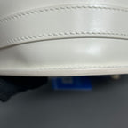 Dior White Saddle Bag