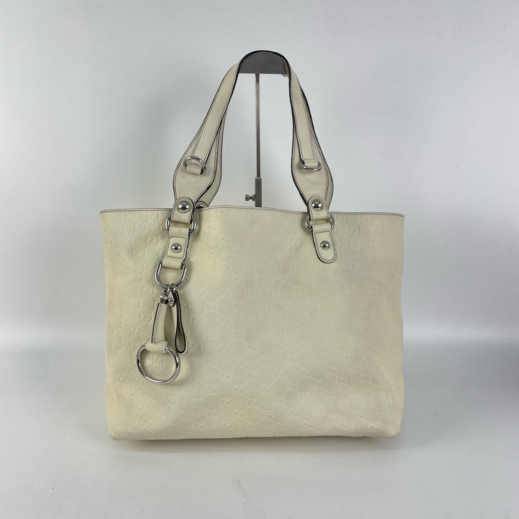 Gucci White Tote
