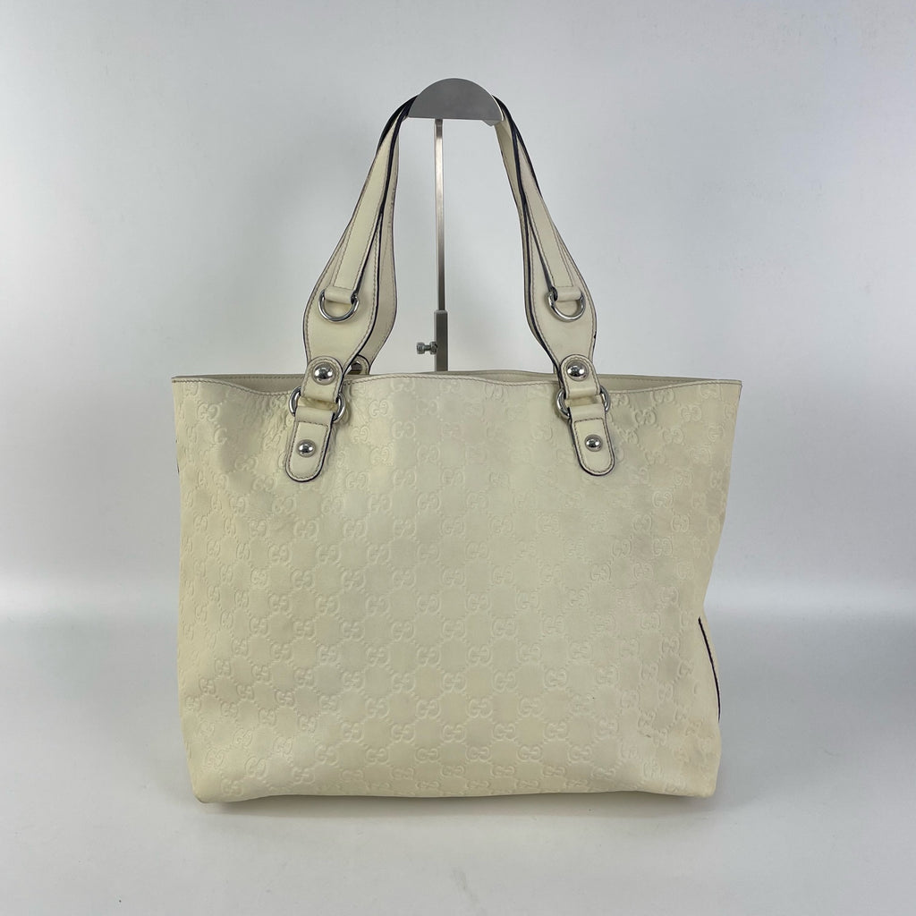 Gucci White Tote