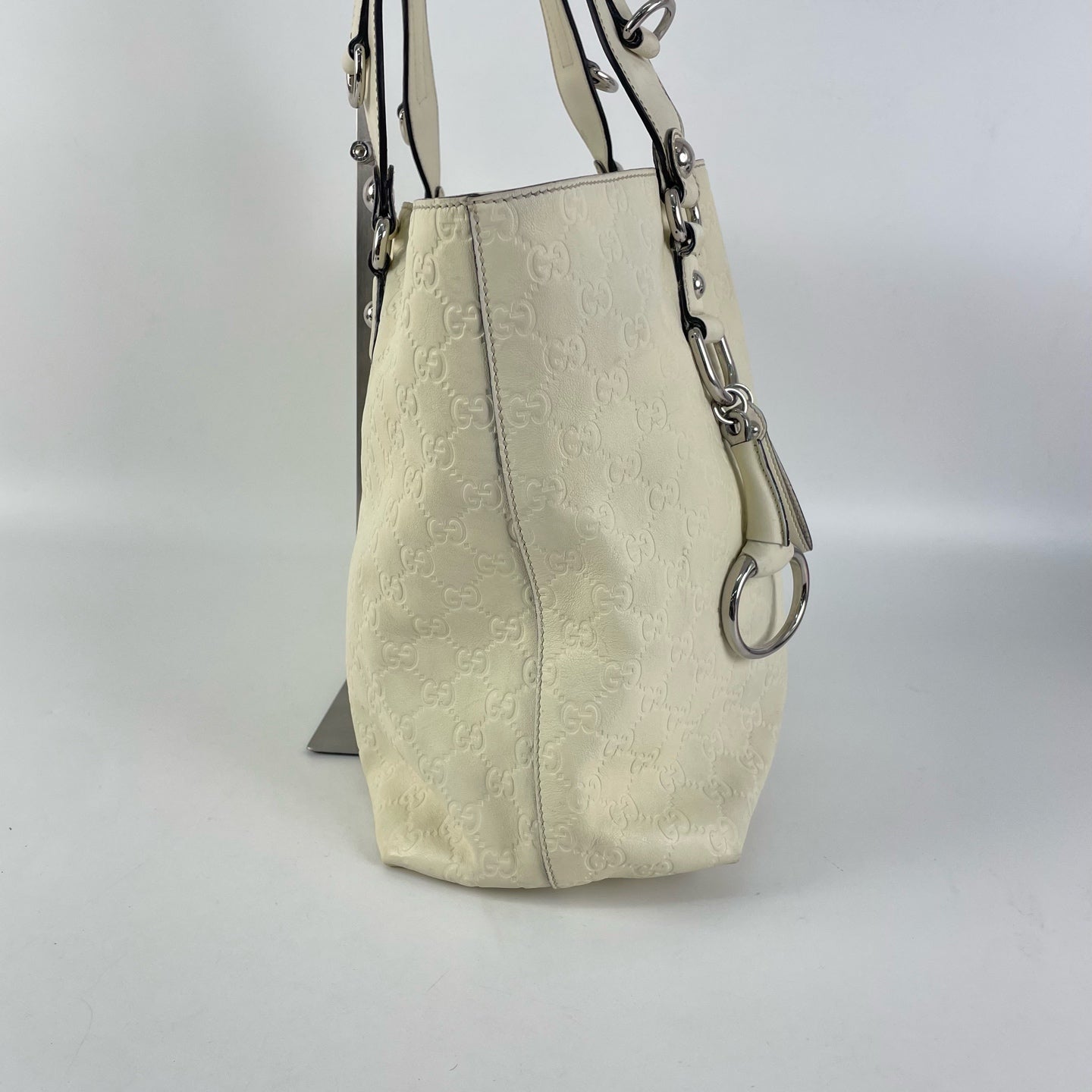 Gucci White Tote