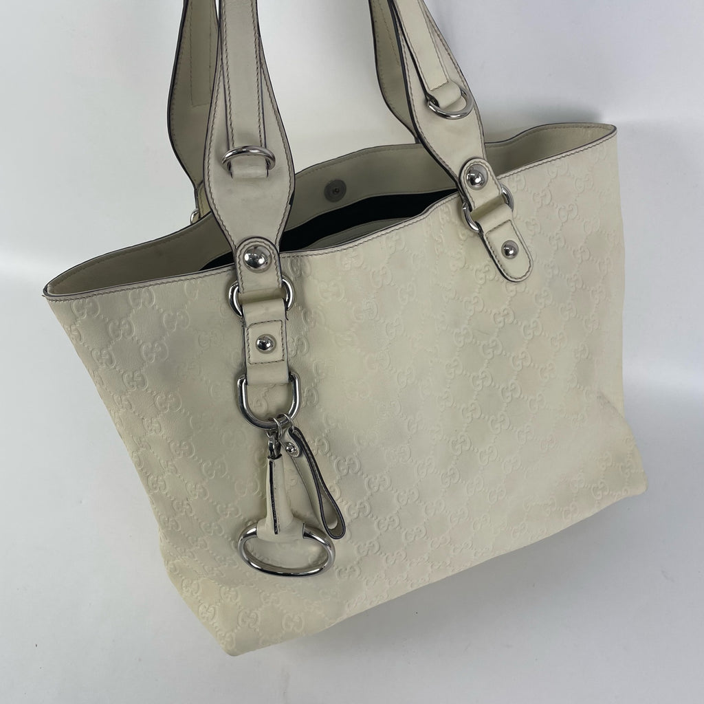 Gucci White Tote
