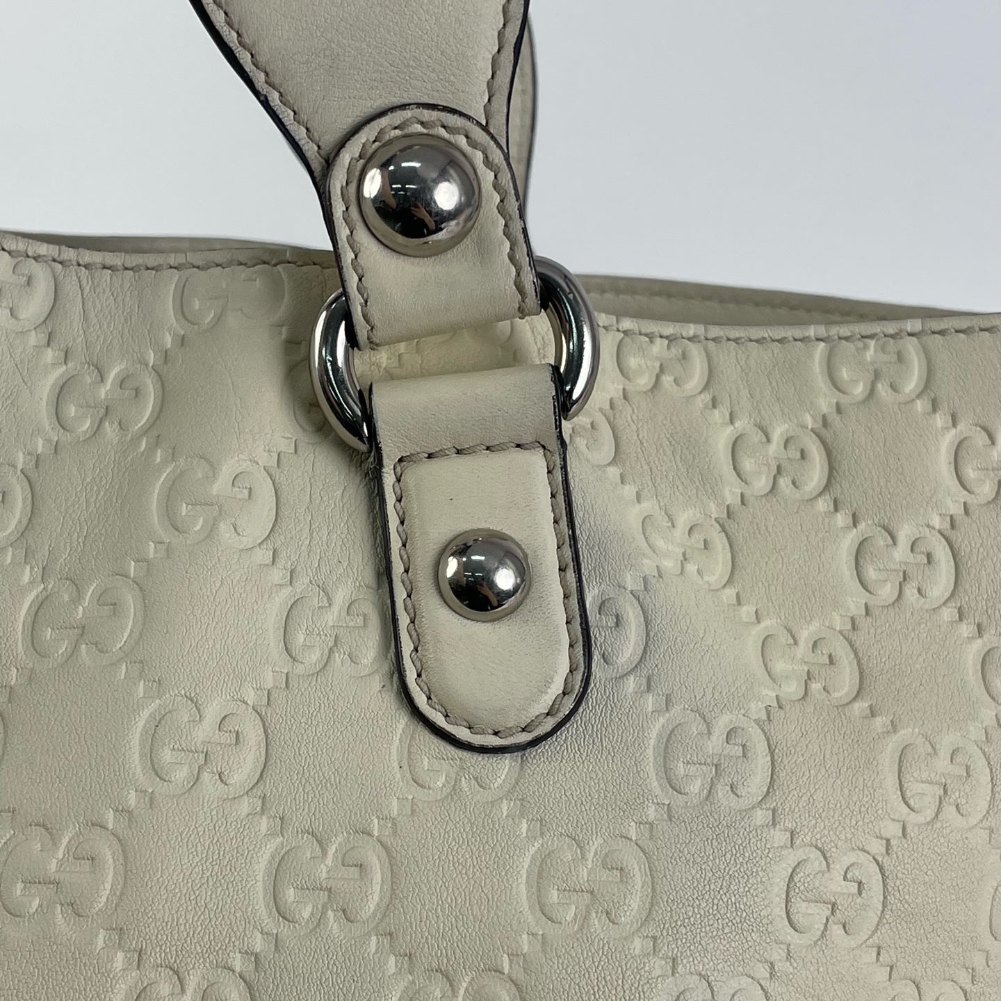 Gucci White Tote