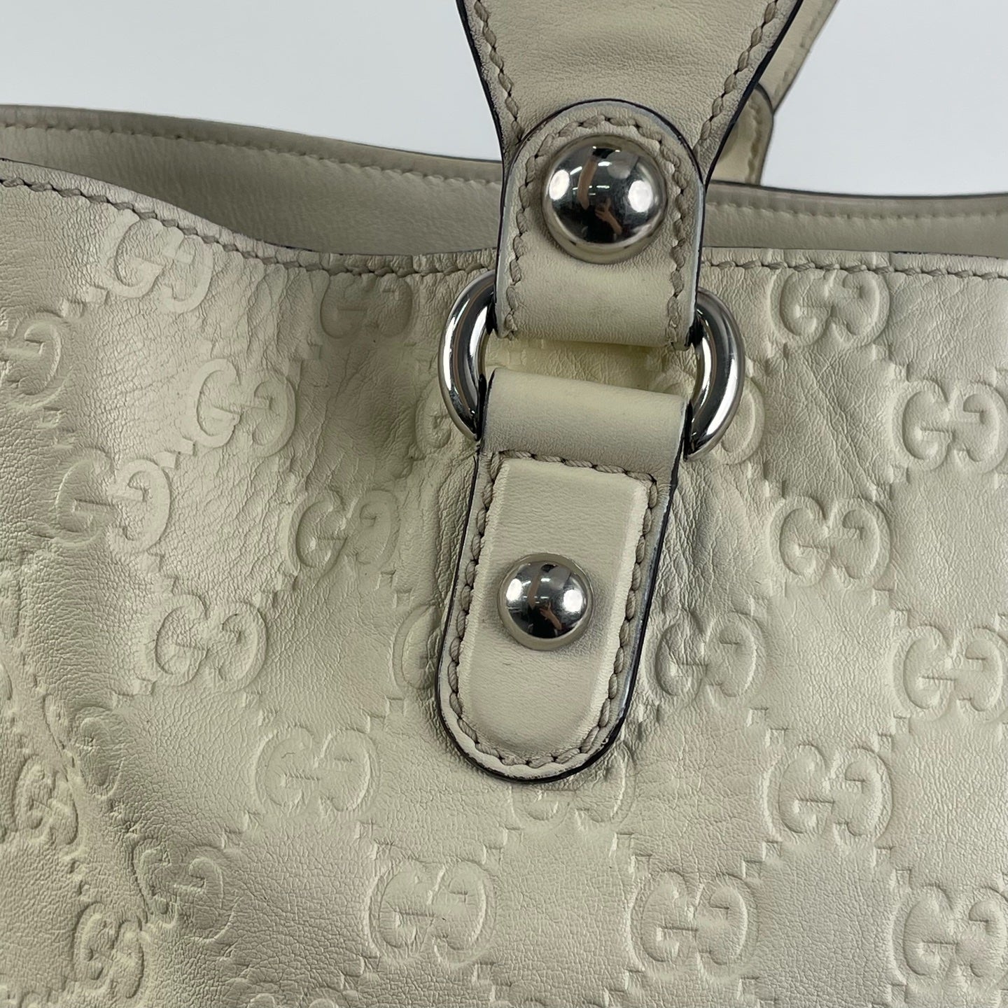 Gucci White Tote