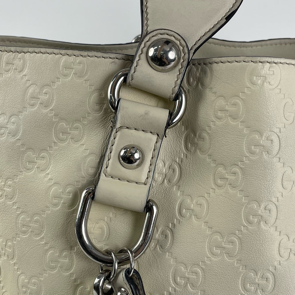 Gucci White Tote