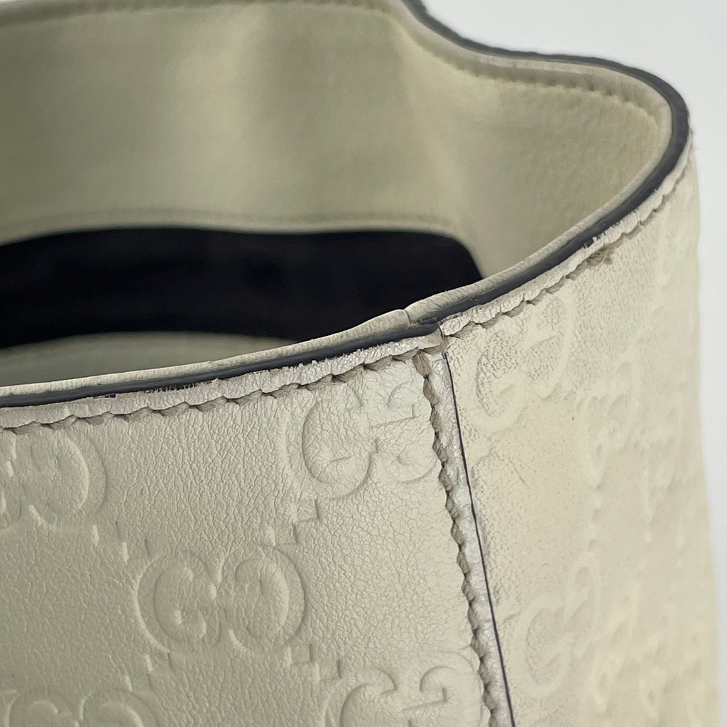Gucci White Tote
