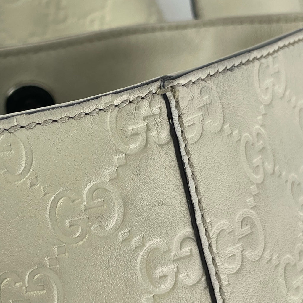 Gucci White Tote