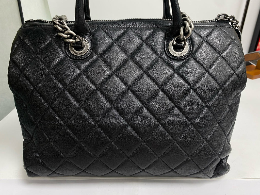Chanel Metal Silver Tote
