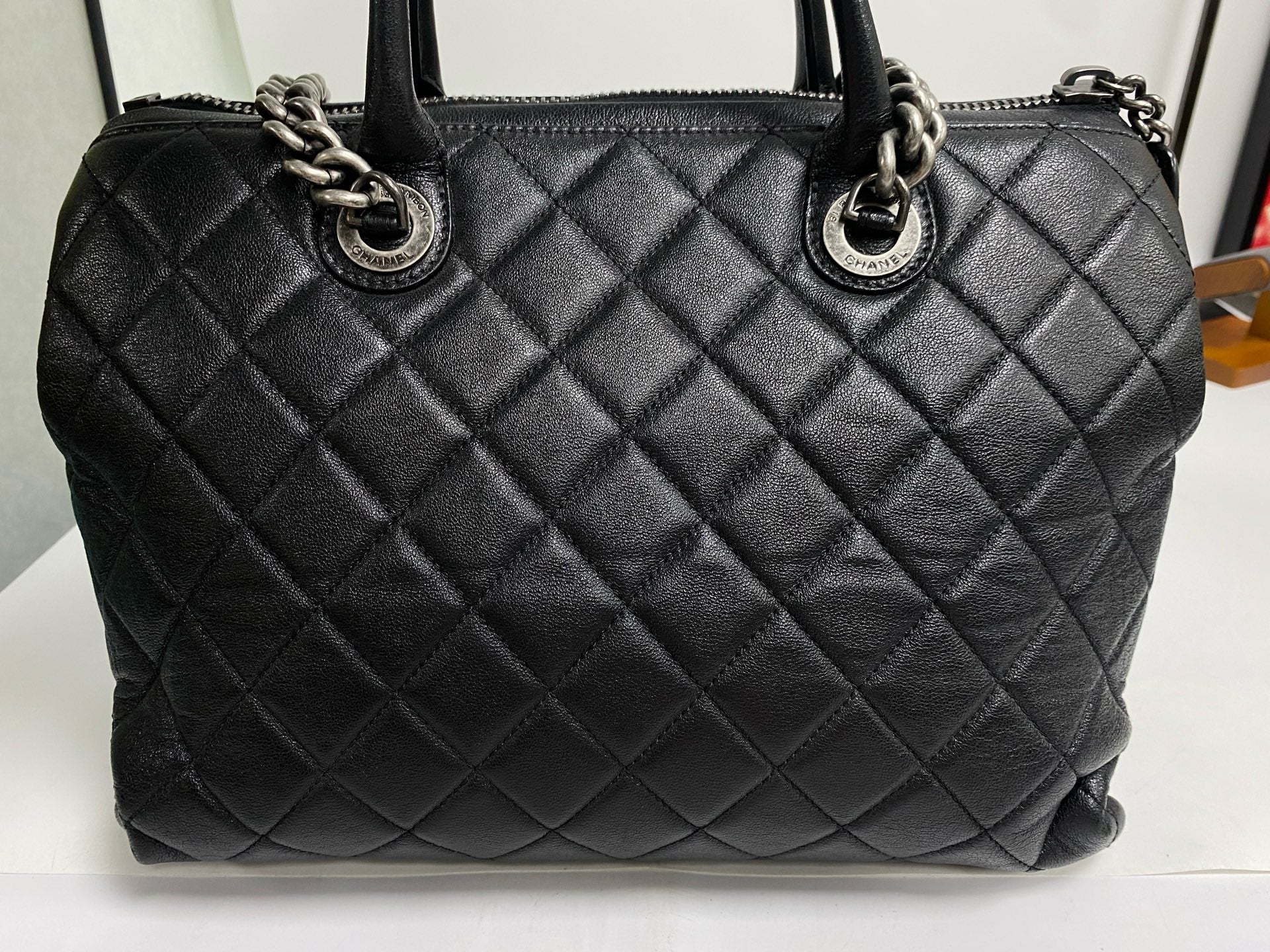 Chanel Metal Silver Tote