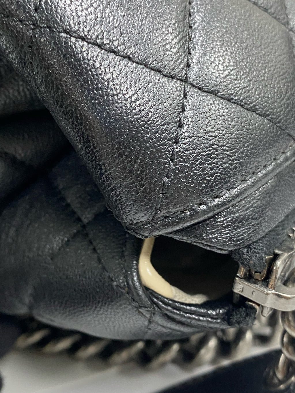 Chanel Metal Silver Tote