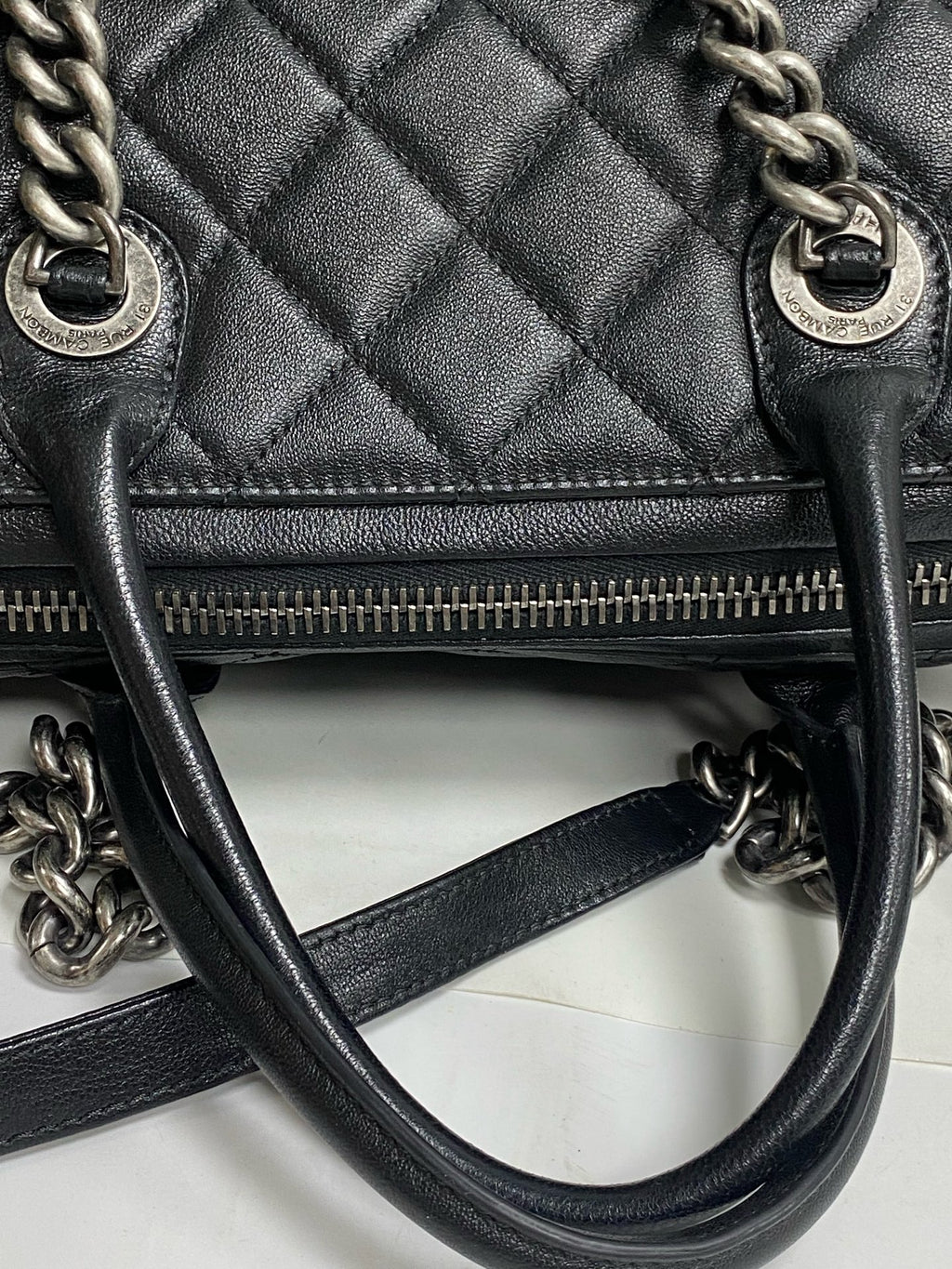 Chanel Metal Silver Tote