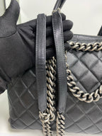 Chanel Metal Silver Tote