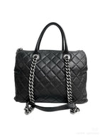 Chanel Metal Silver Tote