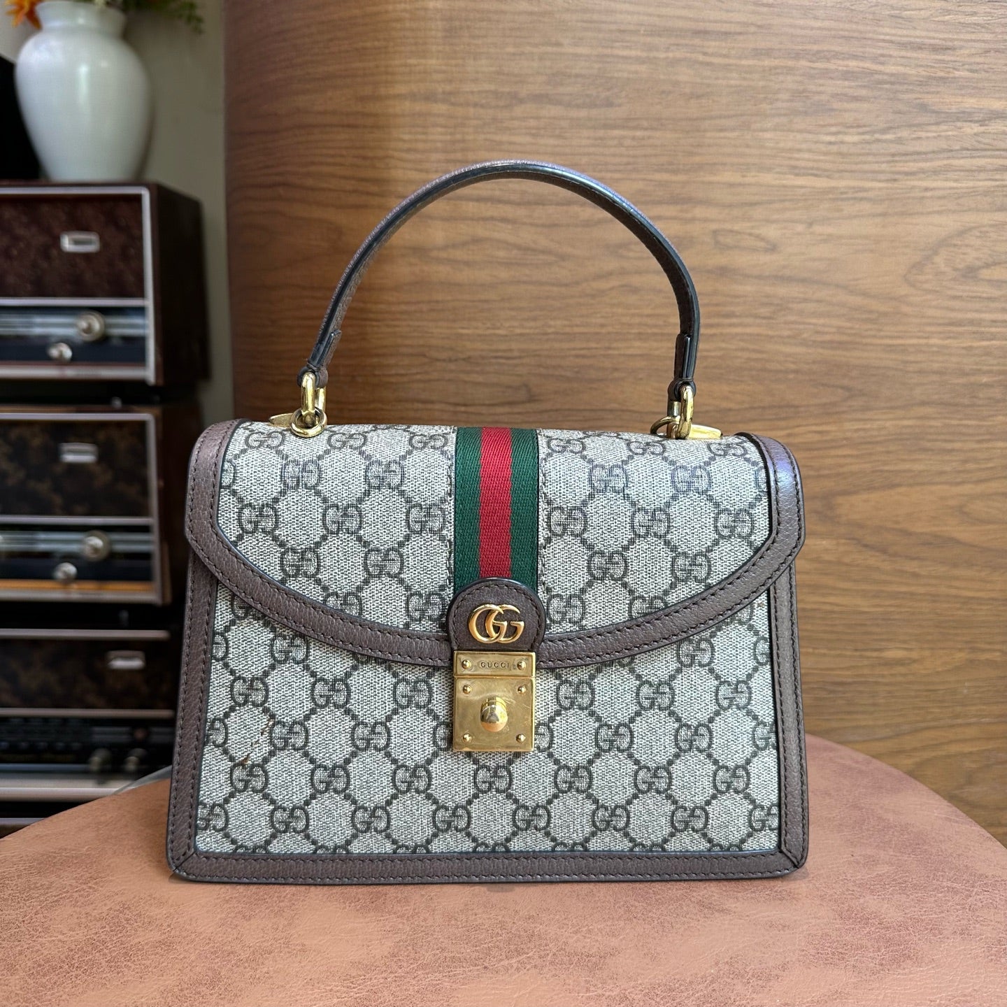 Gucci Ophidia Collection Beige Crossbody 651055 96IWX 8745