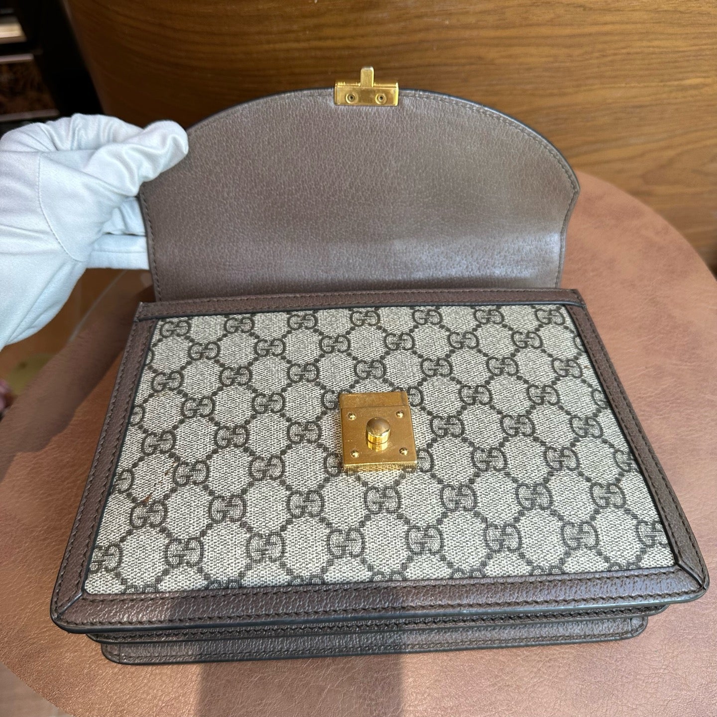 Gucci Ophidia Collection Beige Crossbody 651055 96IWX 8745