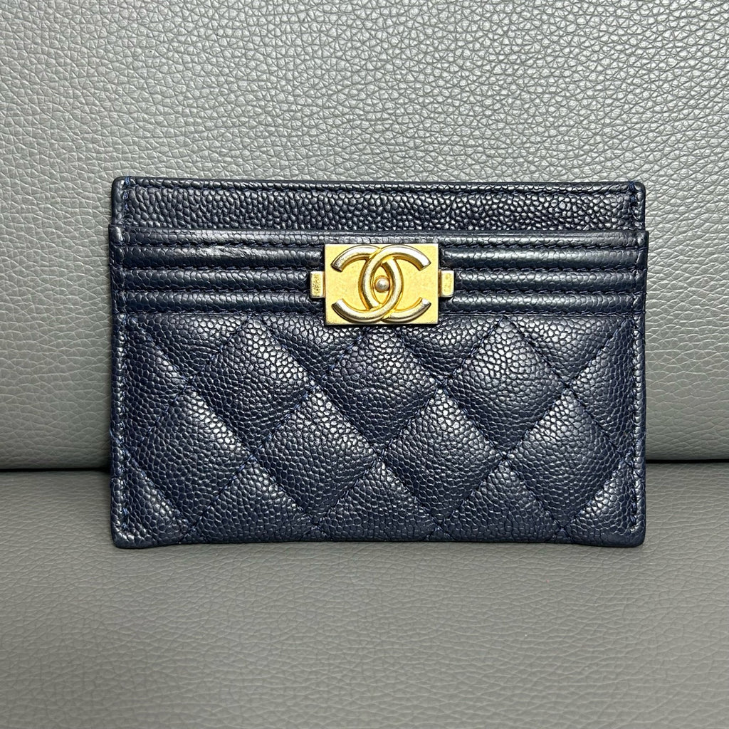 Chanel Leather Navy