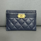Chanel Leather Navy