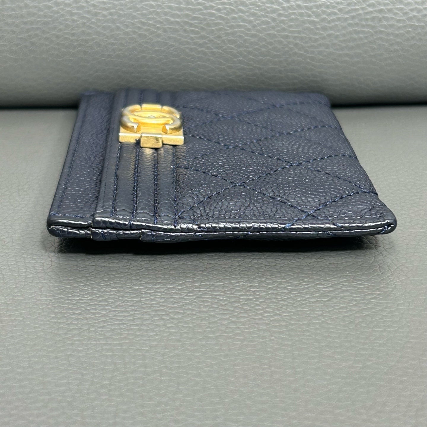 Chanel Leather Navy