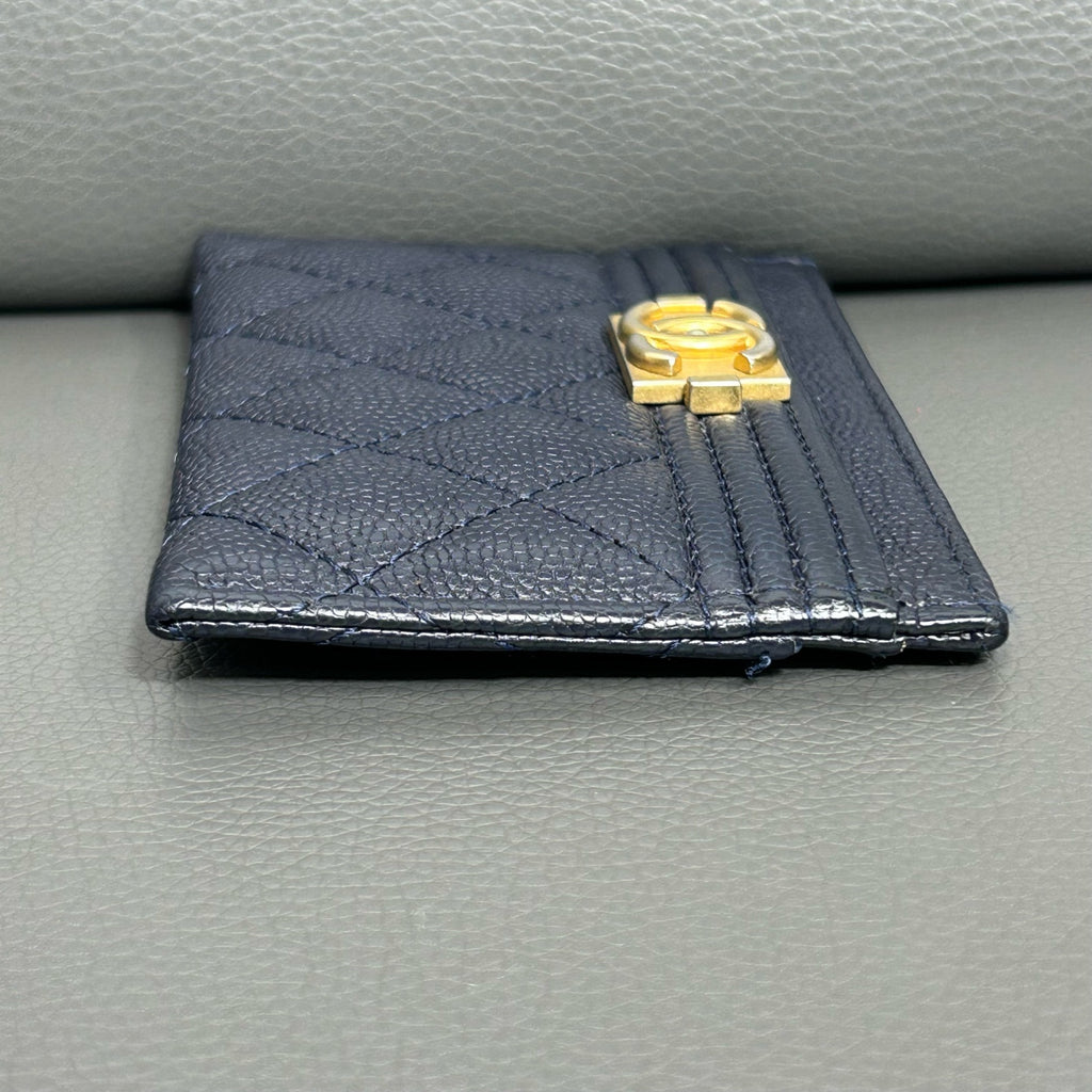Chanel Leather Navy