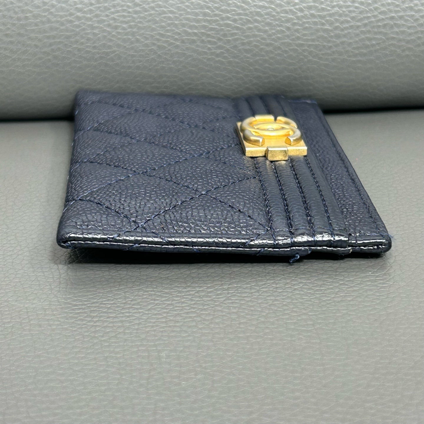 Chanel Leather Navy