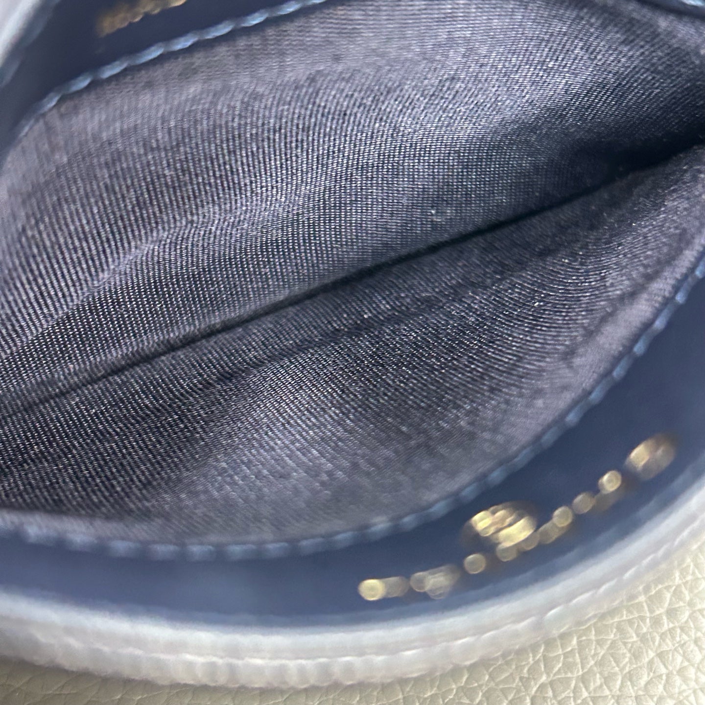 Chanel Leather Navy