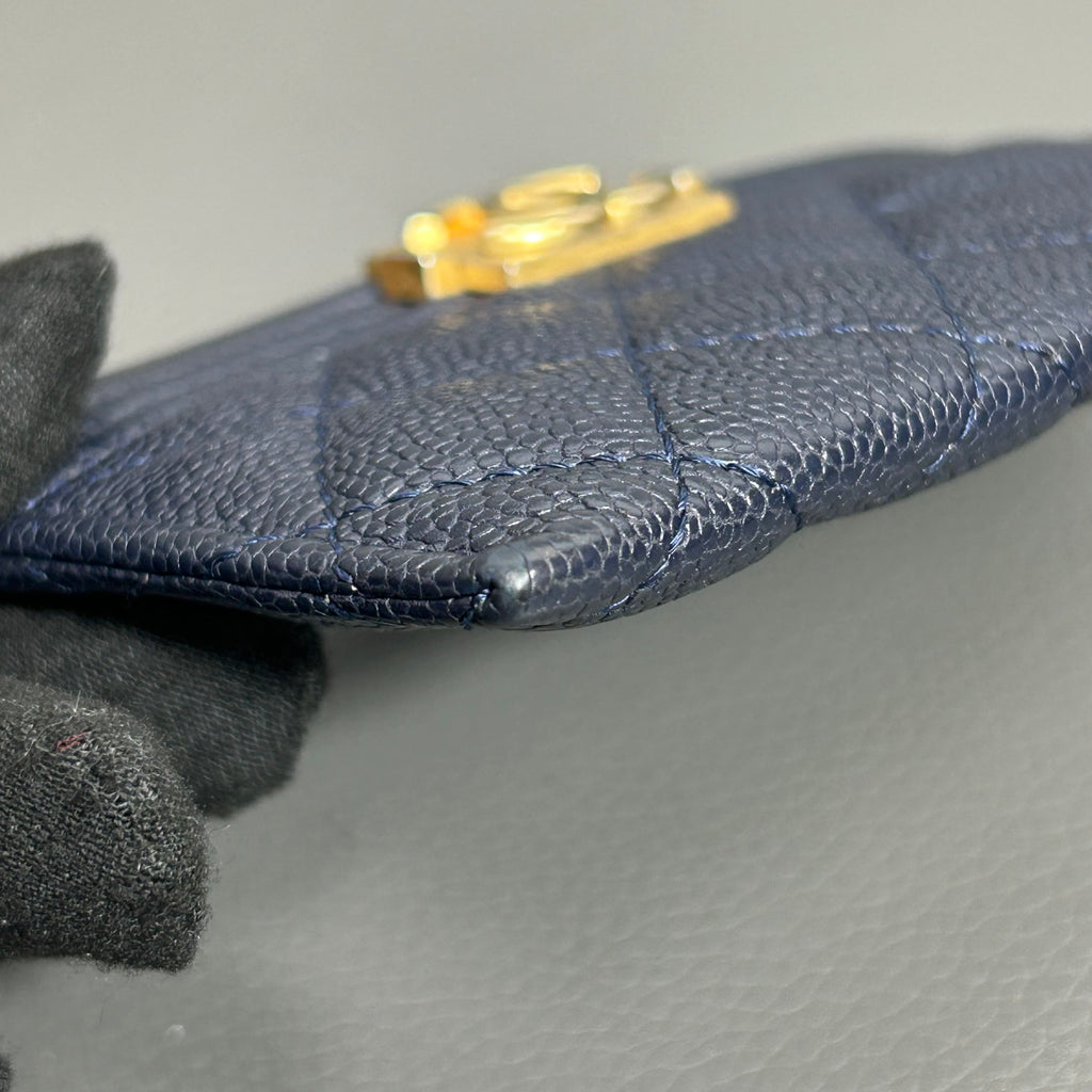 Chanel Leather Navy