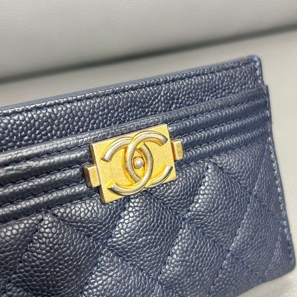 Chanel Leather Navy