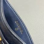 Chanel Leather Navy