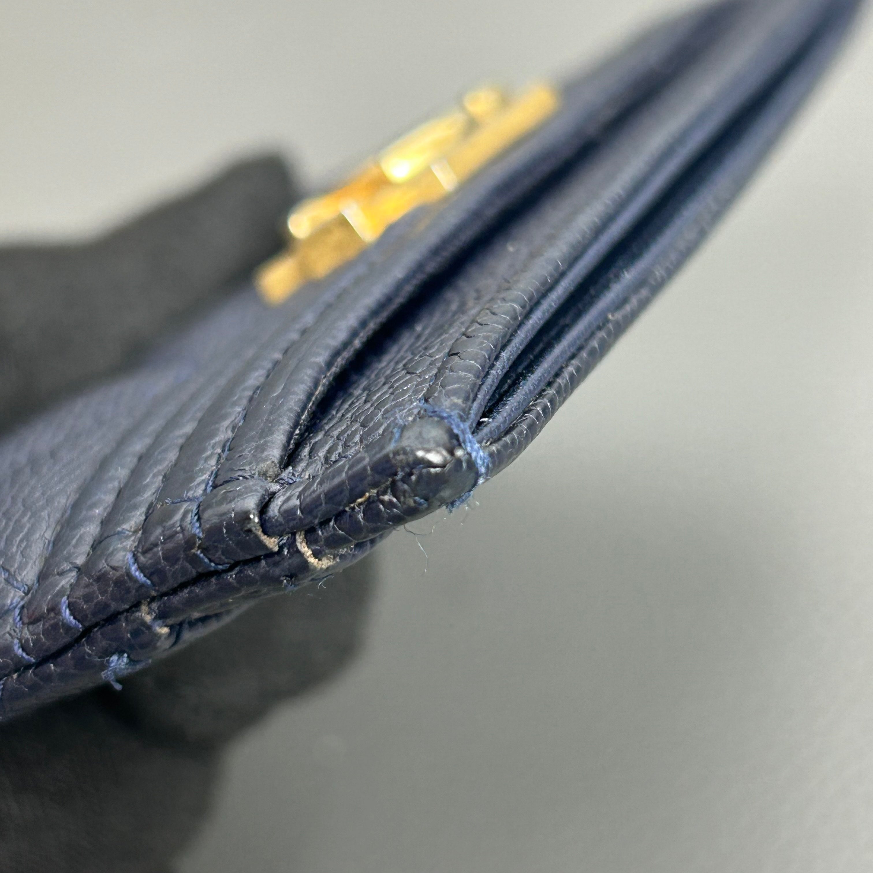 Chanel Leather Navy