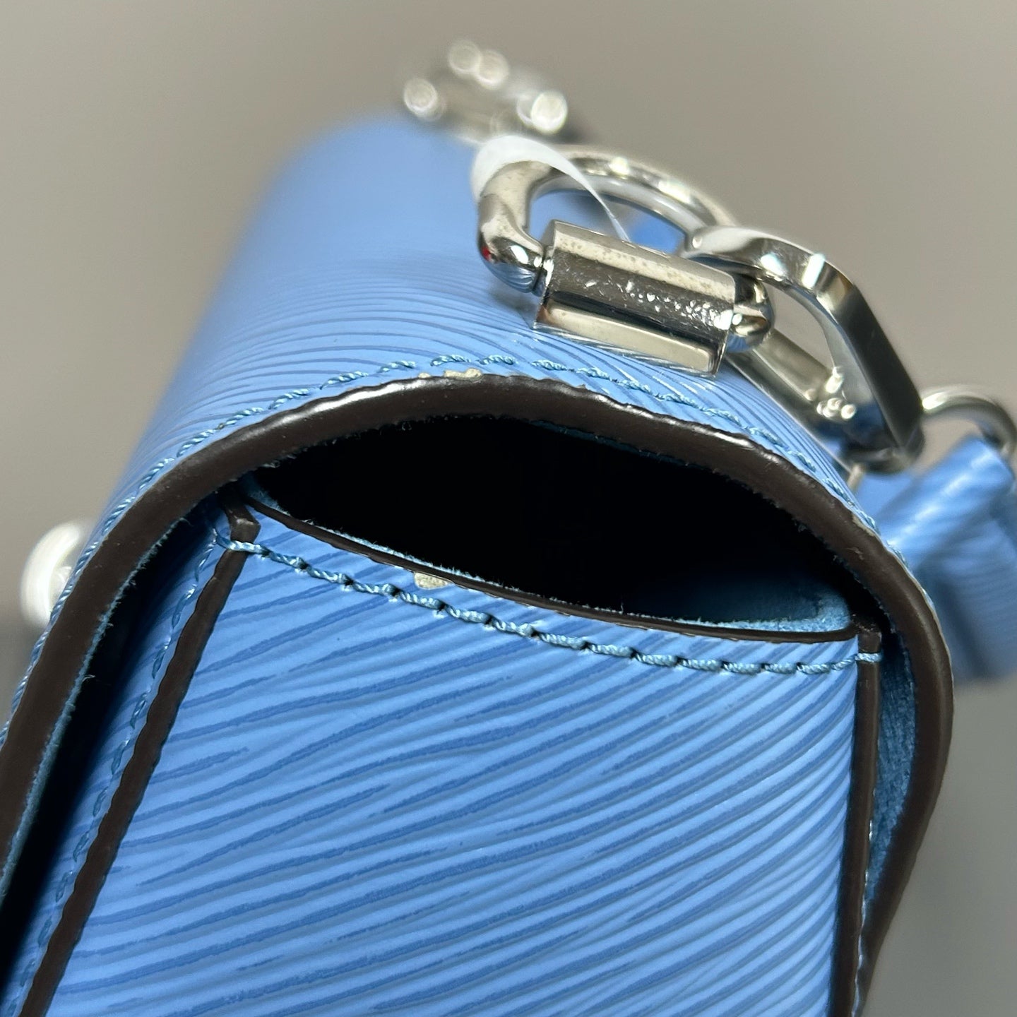 Louis Vuitton Leather Blue