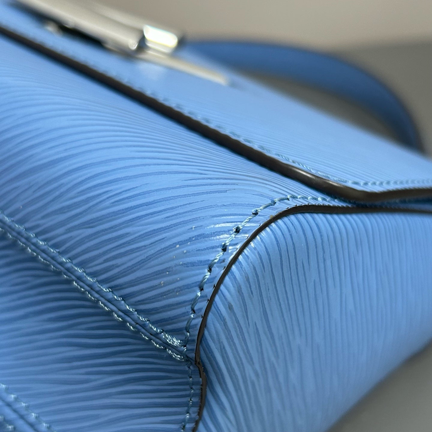 Louis Vuitton Leather Blue