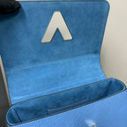 Louis Vuitton Leather Blue