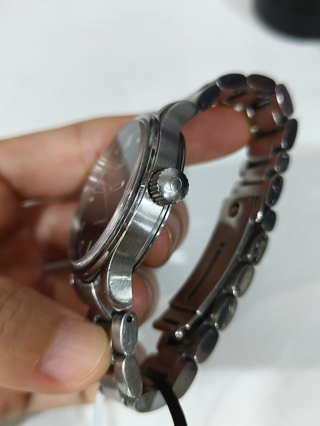 Omega Black Automatic (self-winding) watch