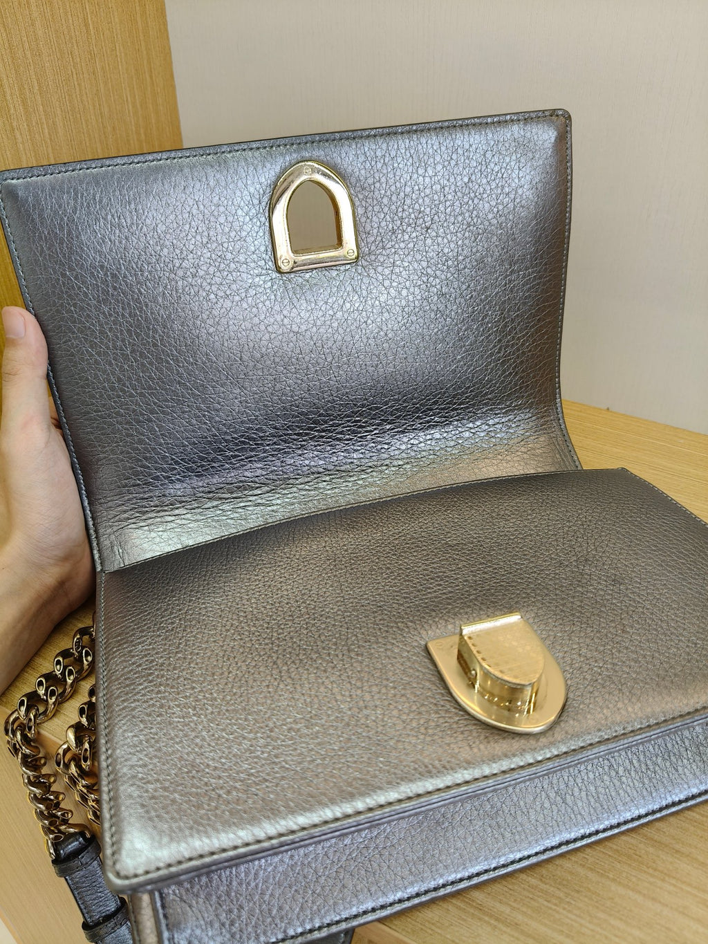 Dior Diorama Silver Shoulder Bag M0422OVKQM89K