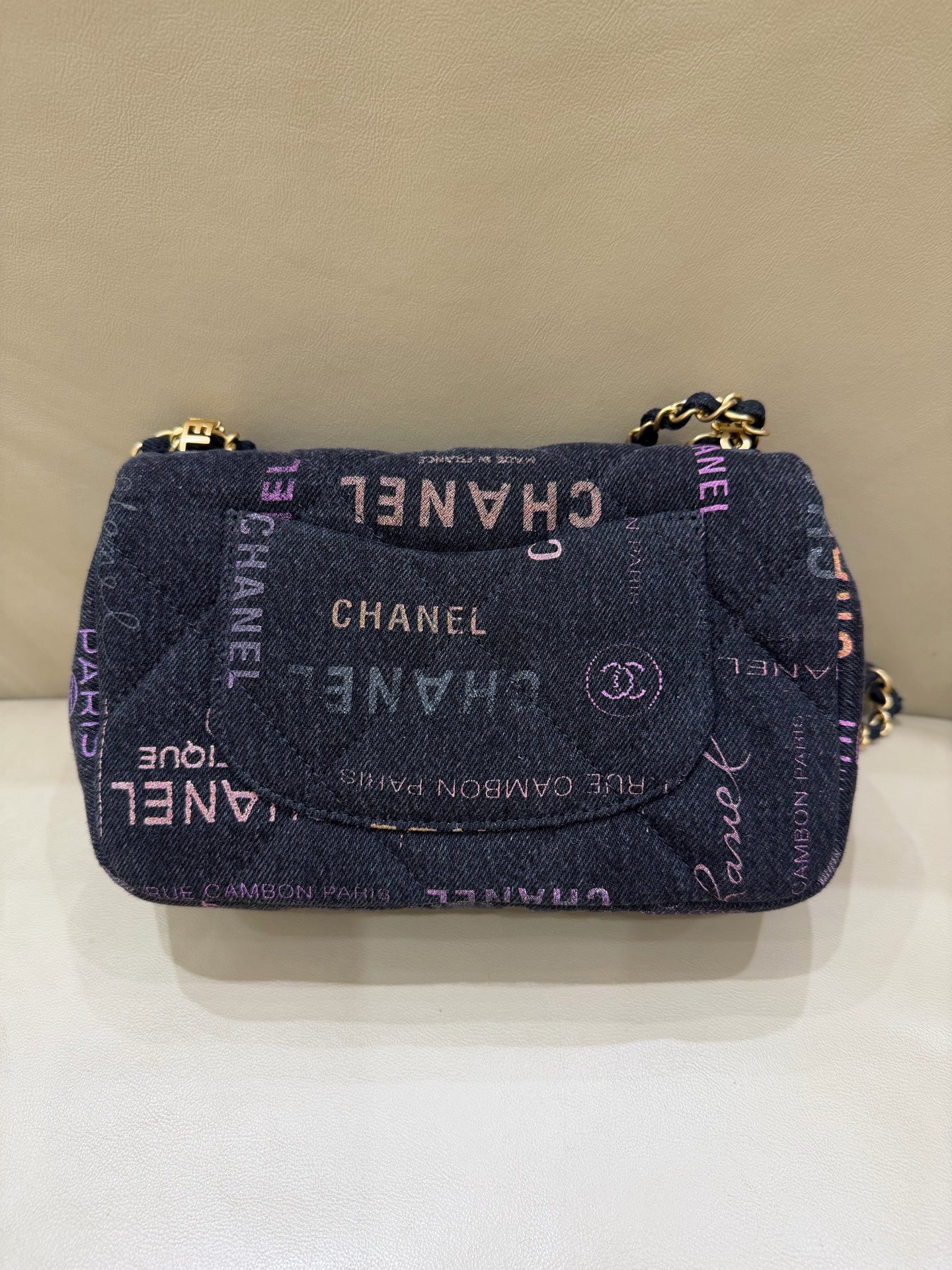 Chanel Denim Crossbody AS3135 B07646 NH449