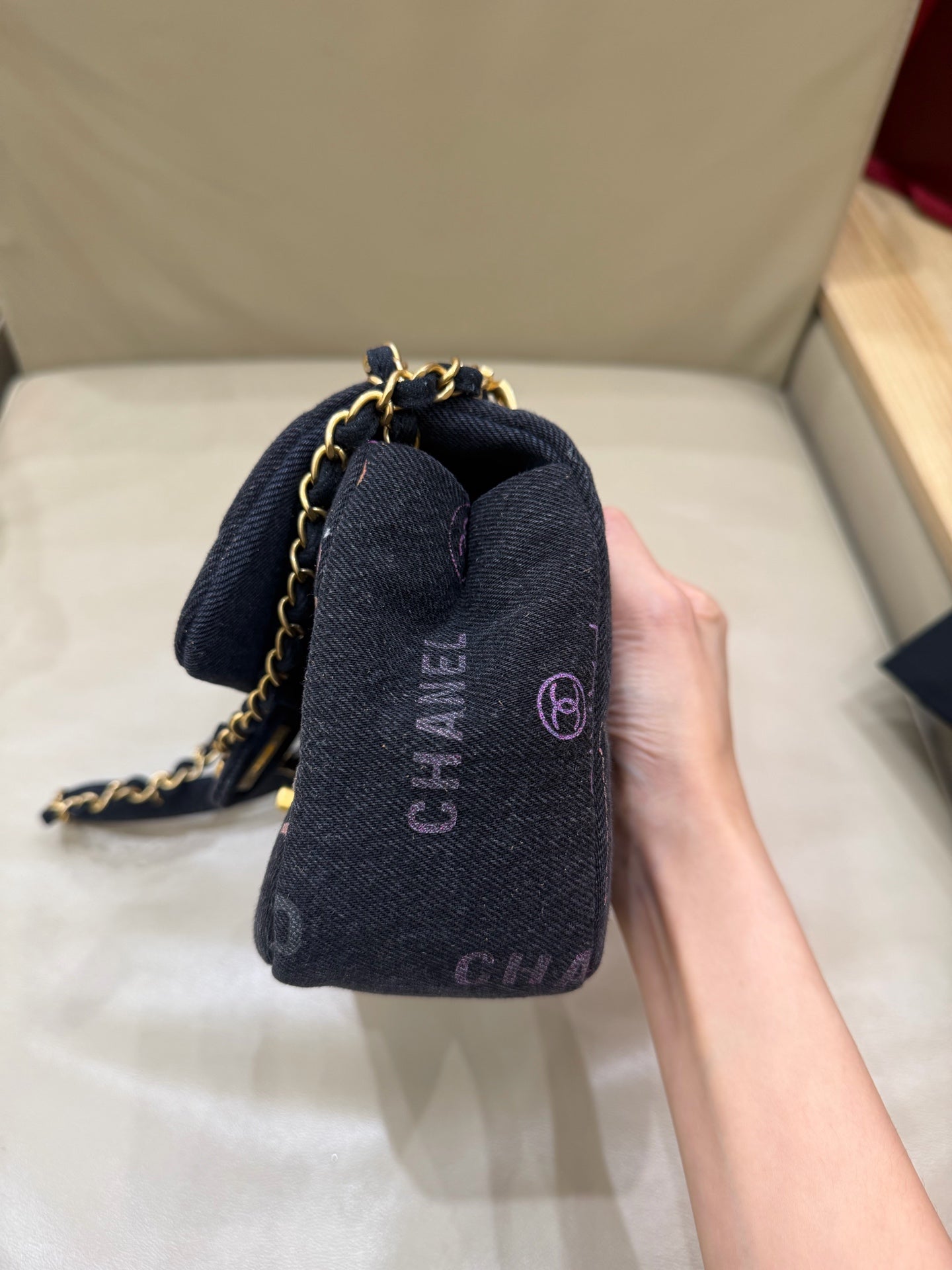 Chanel Denim Crossbody AS3135 B07646 NH449
