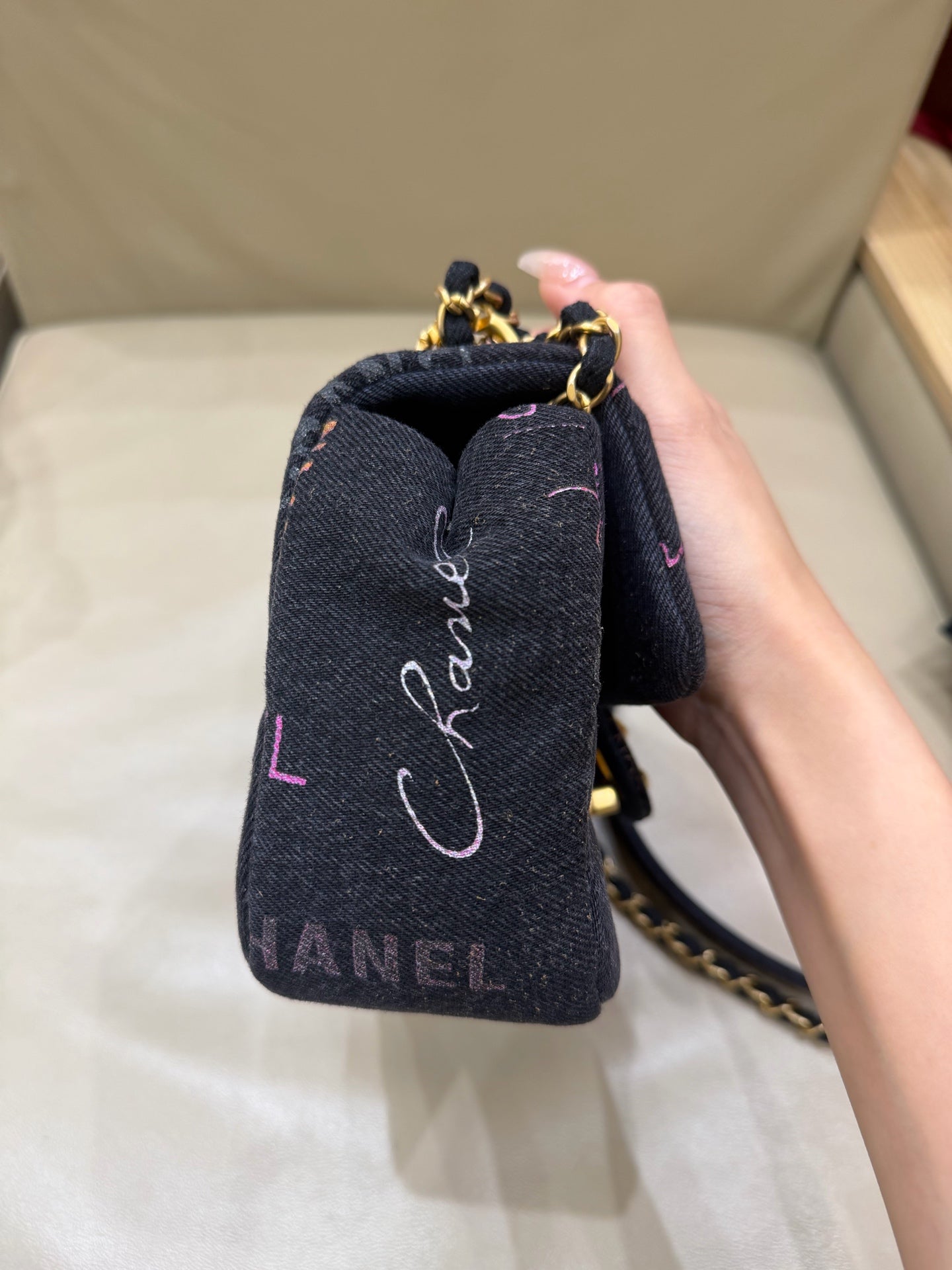 Chanel Denim Crossbody AS3135 B07646 NH449